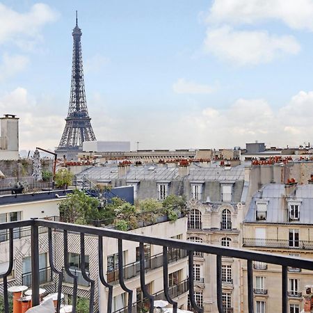 Eiffel Tower View Apartment Paris Exterior photo
